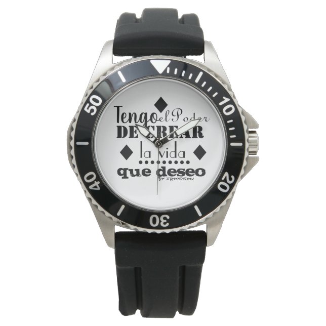 Reloj de Mano Motivacional Armbanduhr (Vorderseite)