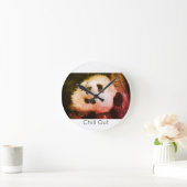 Reloj de pared Bear Panda Runde Wanduhr (Zuhause)