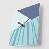 Reloj de pared blå quadratische wanduhr (Winkel)