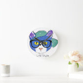 Reloj de pared Cats Runde Wanduhr (Zuhause)