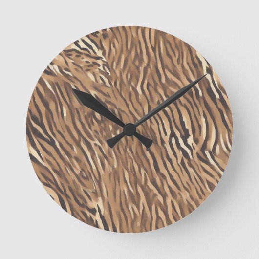 Reloj de Pared con Diseño de Piel de Tigre Runde Wanduhr (Vorderseite)