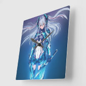 Reloj de pared de anime quadratische wanduhr (Winkel)