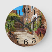 reloj de pared de Fornalutx en Mallorca Runde Wanduhr (Vorderseite)