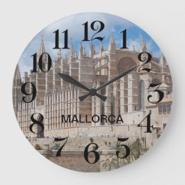 reloj de pared de la Catedral de Mallorca Große Wanduhr