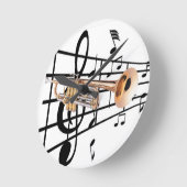 Reloj de pared de trompeta runde wanduhr (Winkel)