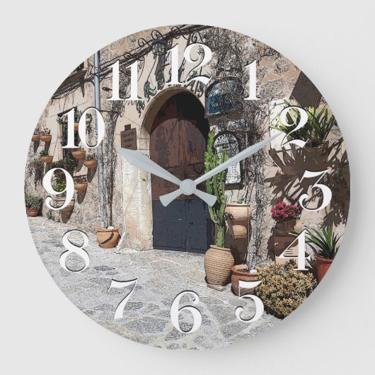 reloj de pared de Valldemossa en Mallorca Große Wanduhr (Vorderseite)