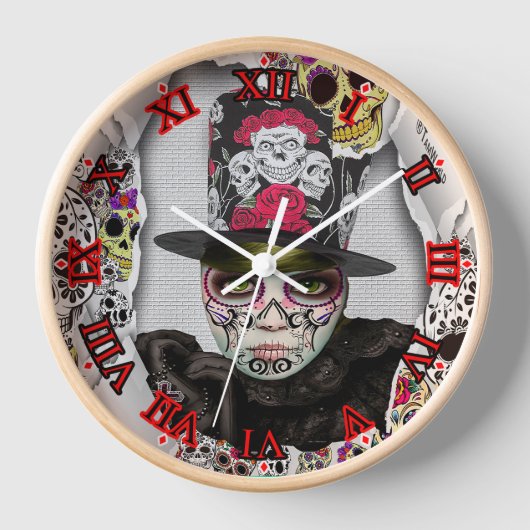 Reloj de pared dead day uhr (Vorderseite)