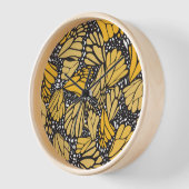 Reloj de pared estampado mariposa monarca uhr (Winkel)