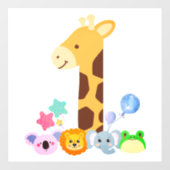 Reloj de pared fensteraufkleber (Blatt)