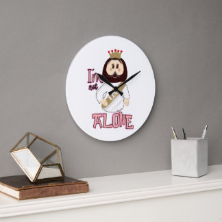 Reloj de pared I´m not alone - Nissi Holy Große Wanduhr