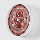 Reloj de pared moneda peruana uhr (Winkel)