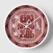 Reloj de pared moneda peruana uhr (Vorderseite)