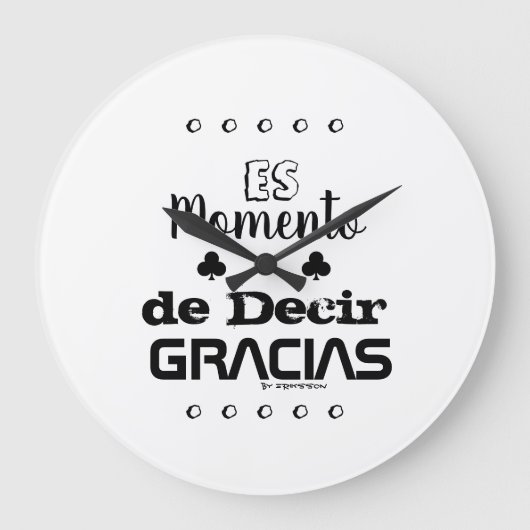 Reloj de pared Motivacional Große Wanduhr (Vorderseite)