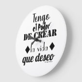 Reloj de Pared Motivacional Große Wanduhr (Winkel)