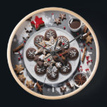 Reloj de pared navidad 1 - 001 uhr<br><div class="desc">Diseño digital de adorno navideño,  fin de año,  varios materiales y estilos,  decoración en árbol de navidad,  año nuevo.</div>