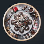 Reloj de pared navidad 1 - 001 uhr<br><div class="desc">Diseño digital de adorno navideño,  fin de año,  varios materiales y estilos,  decoración en árbol de navidad,  año nuevo.</div>