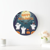 Reloj de pared para niños en Halloween  Große Wanduhr (Zuhause)