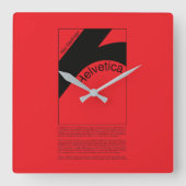 Reloj de pared quadratische wanduhr (Vorderseite)