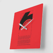 Reloj de pared quadratische wanduhr (Winkel)