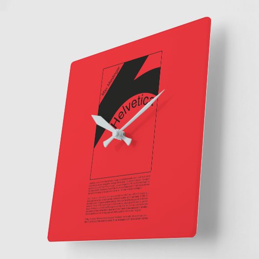 Reloj de pared quadratische wanduhr (Winkel)