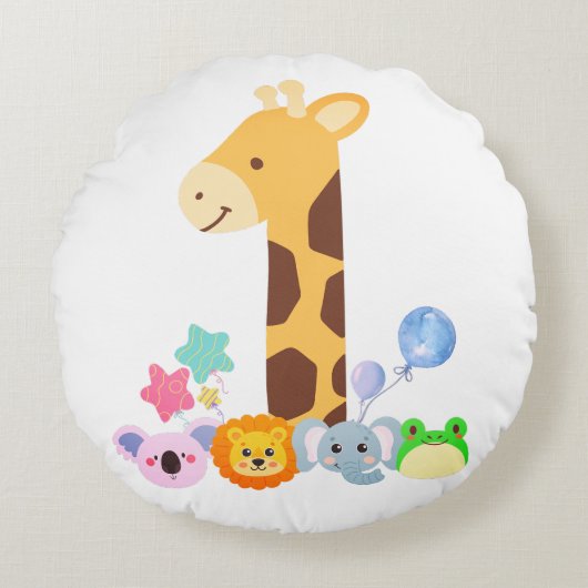 Reloj de pared rundes kissen (Vorderseite)