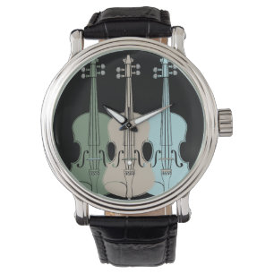 Reloj Instrumentos músicos violín violín Armbanduhr
