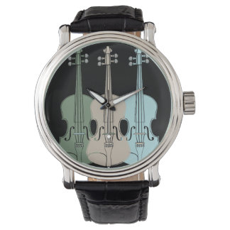 Reloj Instrumentos músicos violín violín Armbanduhr