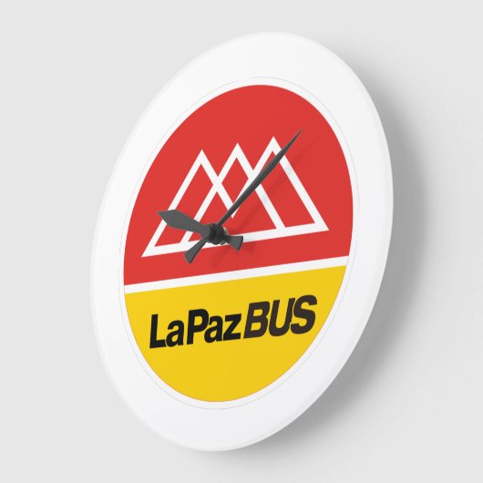 Reloj La Paz Bus Große Wanduhr (Winkel)