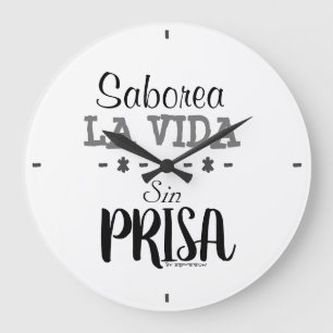 Reloj motivacional große wanduhr