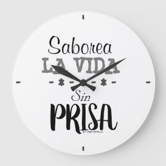 Reloj motivacional große wanduhr