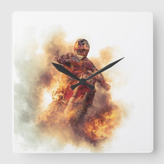 reloj MudMxx Quadratische Wanduhr (Vorderseite)