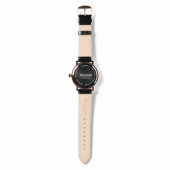 Reloj personalizado pulsera de piel armbanduhr (Rückseite)