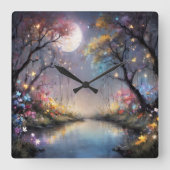 reloj quadratische wanduhr (Vorderseite)