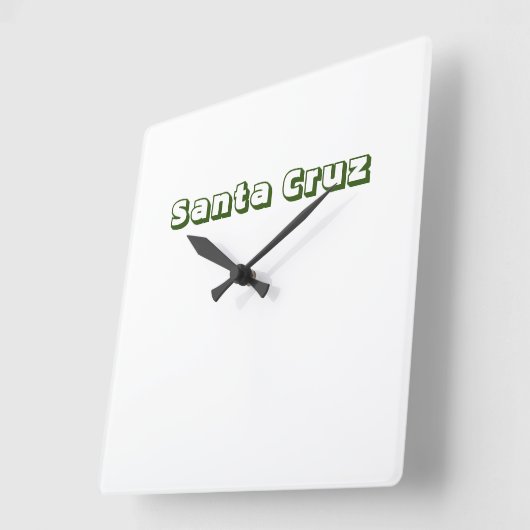 Reloj Santa Cruz Quadratische Wanduhr (Winkel)