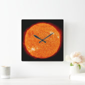 Reloj "solar" quadratische wanduhr (Zuhause)