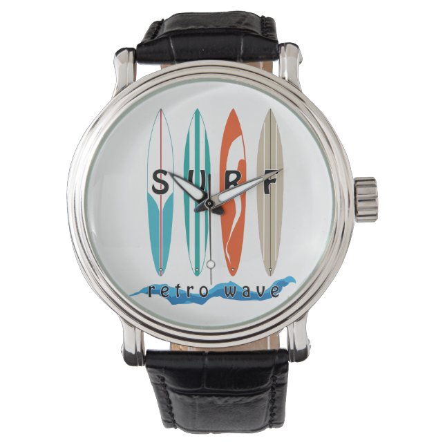 Reloj Surf Retro Wave Armbanduhr (Vorderseite)