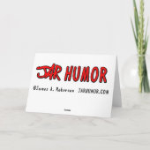 Reluctant Elf Feiertagskarte (Rückseite)