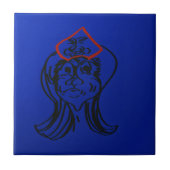 Reluctant Queen Animation Ceramic Tile Fliese (Vorderseite)