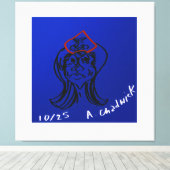 Reluctant Queen Animation Stretched Canvas Leinwanddruck (Insitu (Holzboden))