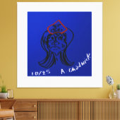 Reluctant Queen Animation Stretched Canvas Leinwanddruck (Insitu (Wohnzimmer))