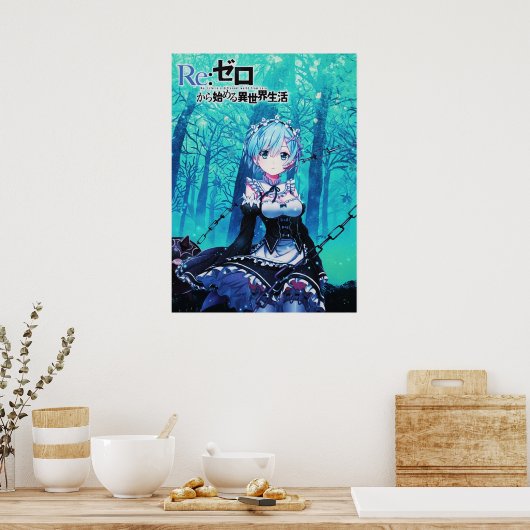 Rem ReZero Poster (Küche)