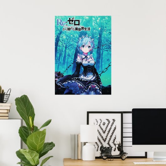 Rem ReZero Poster (Heimbüro)