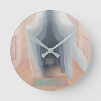 REM Surrealism Wall Clock – Minimal Dream State Runde Wanduhr