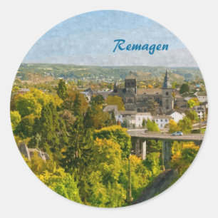 Remagen Runder Aufkleber