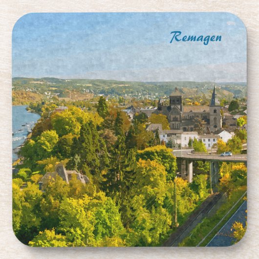 Remagene Getränkeuntersetzer (Vorderseite)