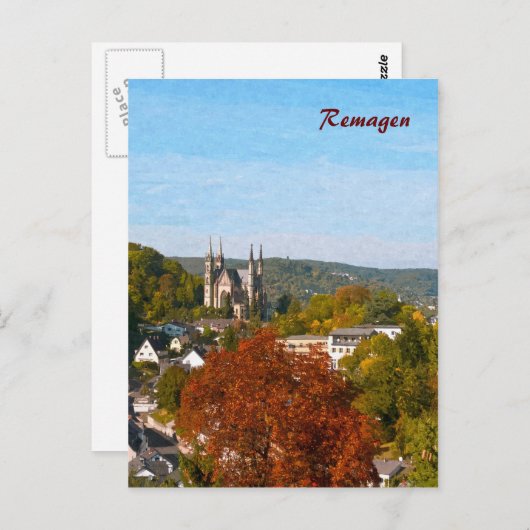 Remagene Postkarte (Vorne/Hinten)