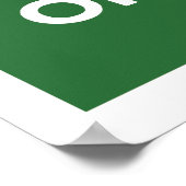 Remain Calm and Carry On! Poster (Ecke)