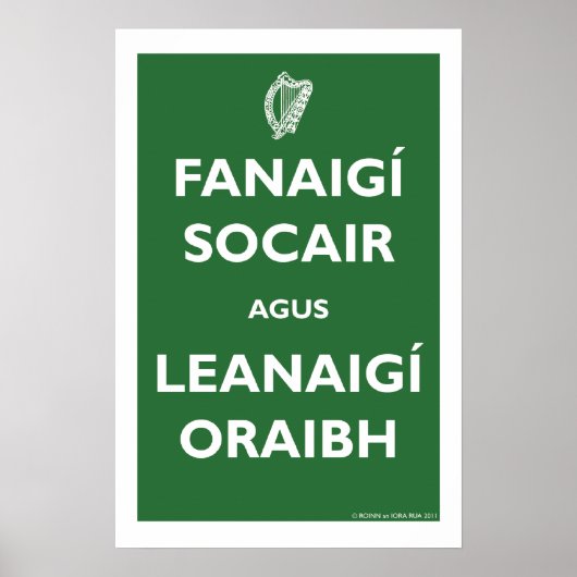 Remain Calm and Carry On! Poster (Vorne)