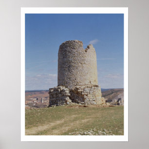 Remains of a Tower from the city of 'Uxama Argelae Poster