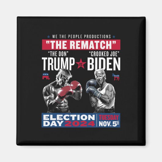 Rematch the Don and Crooked Joe Magnet (Vorne)